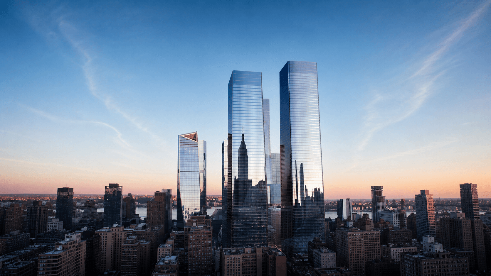 Ernst & Young office tower and EY logo